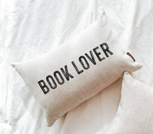 Book Lover Holiday Pillow
