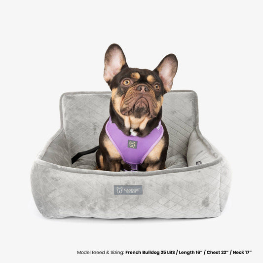 Dog Car Seat Gray Medium