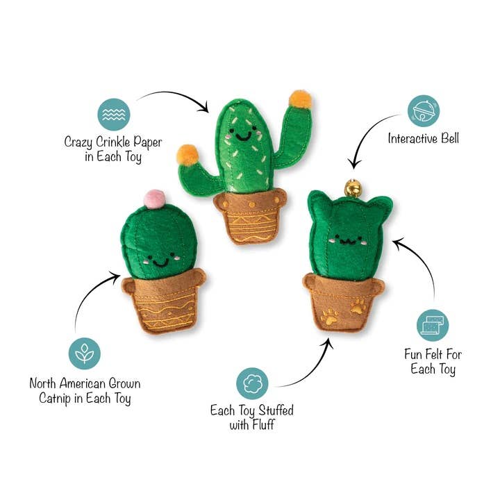 Cat-us Friends Cat Toys Set 3pc