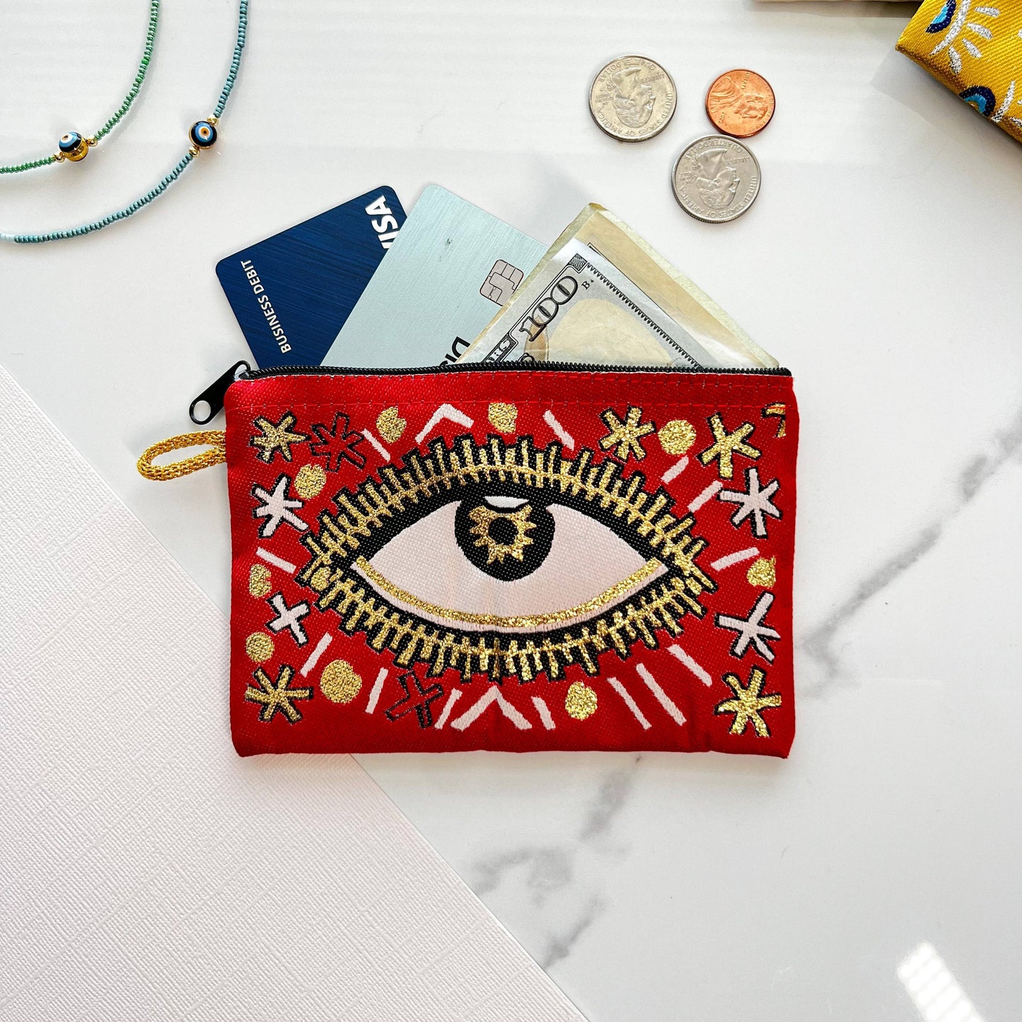 Evil Eye Coin Purse