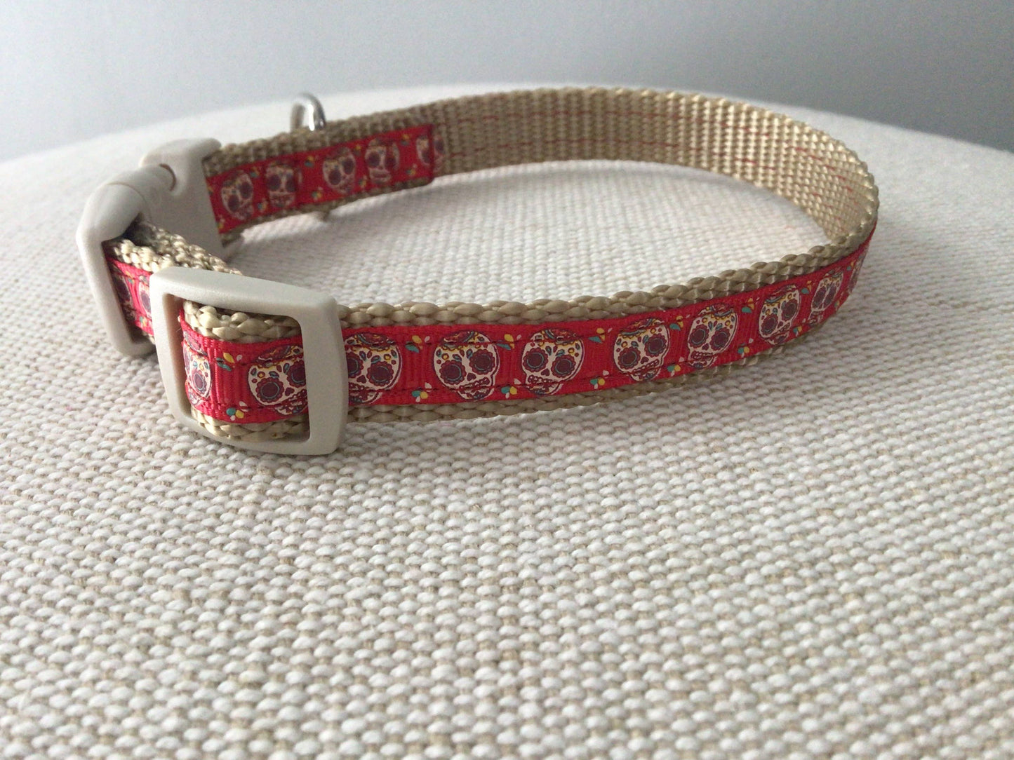 Sugar Skulls Dog Collar