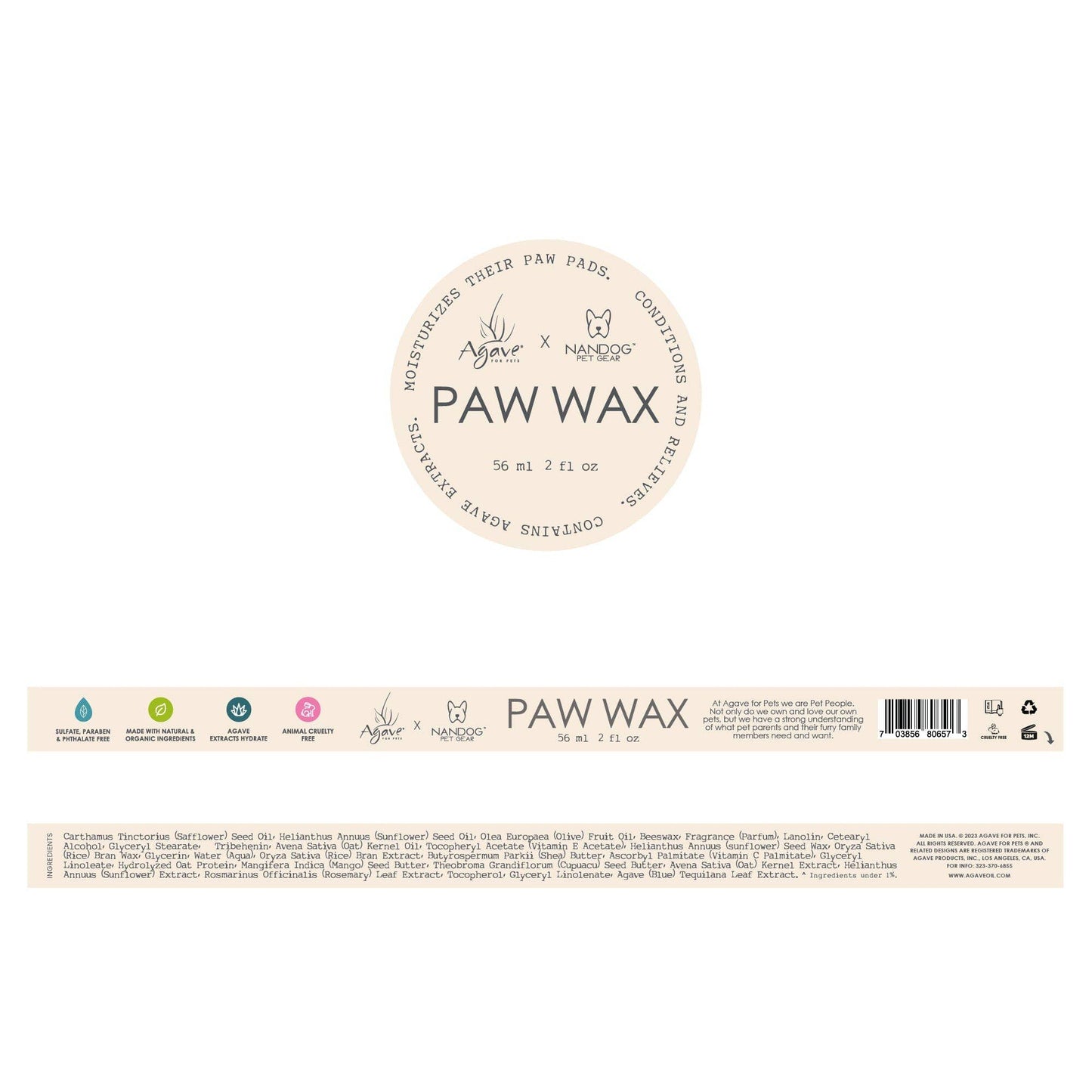 Pets Paw Wax