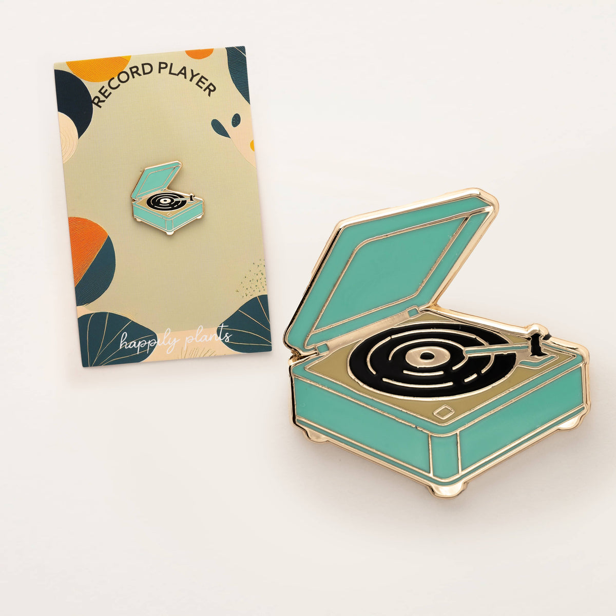 Retro Record Player Pin