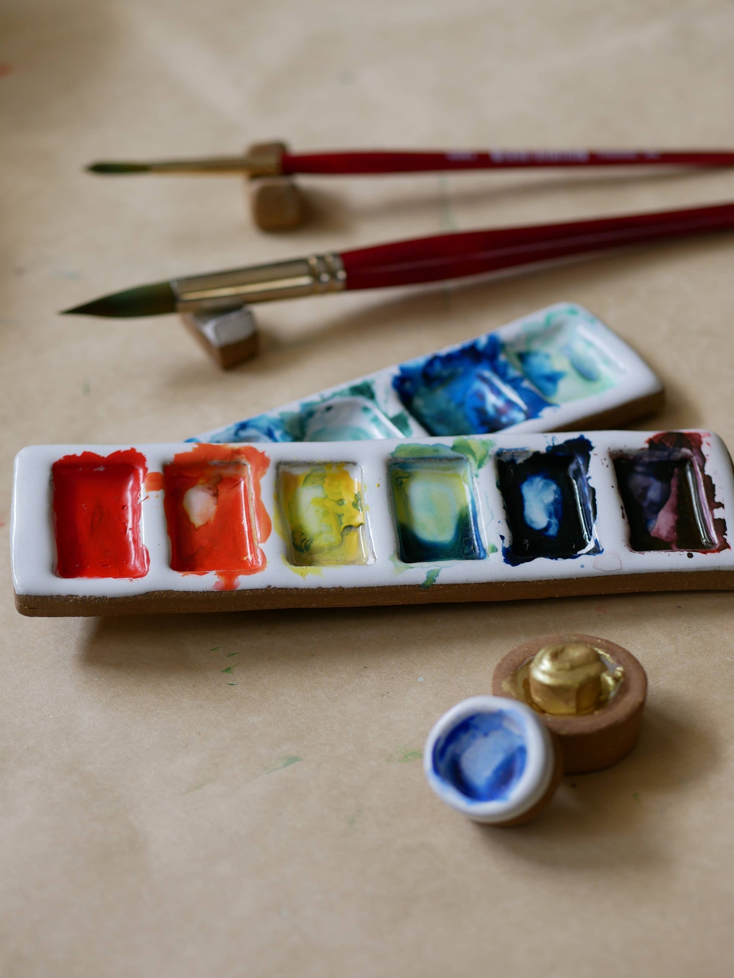 6 Pan Paint Palette