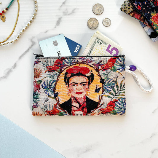 Frida Coin Purse - Handmade