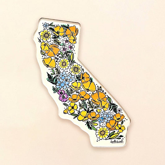 California Wildflower Magnet