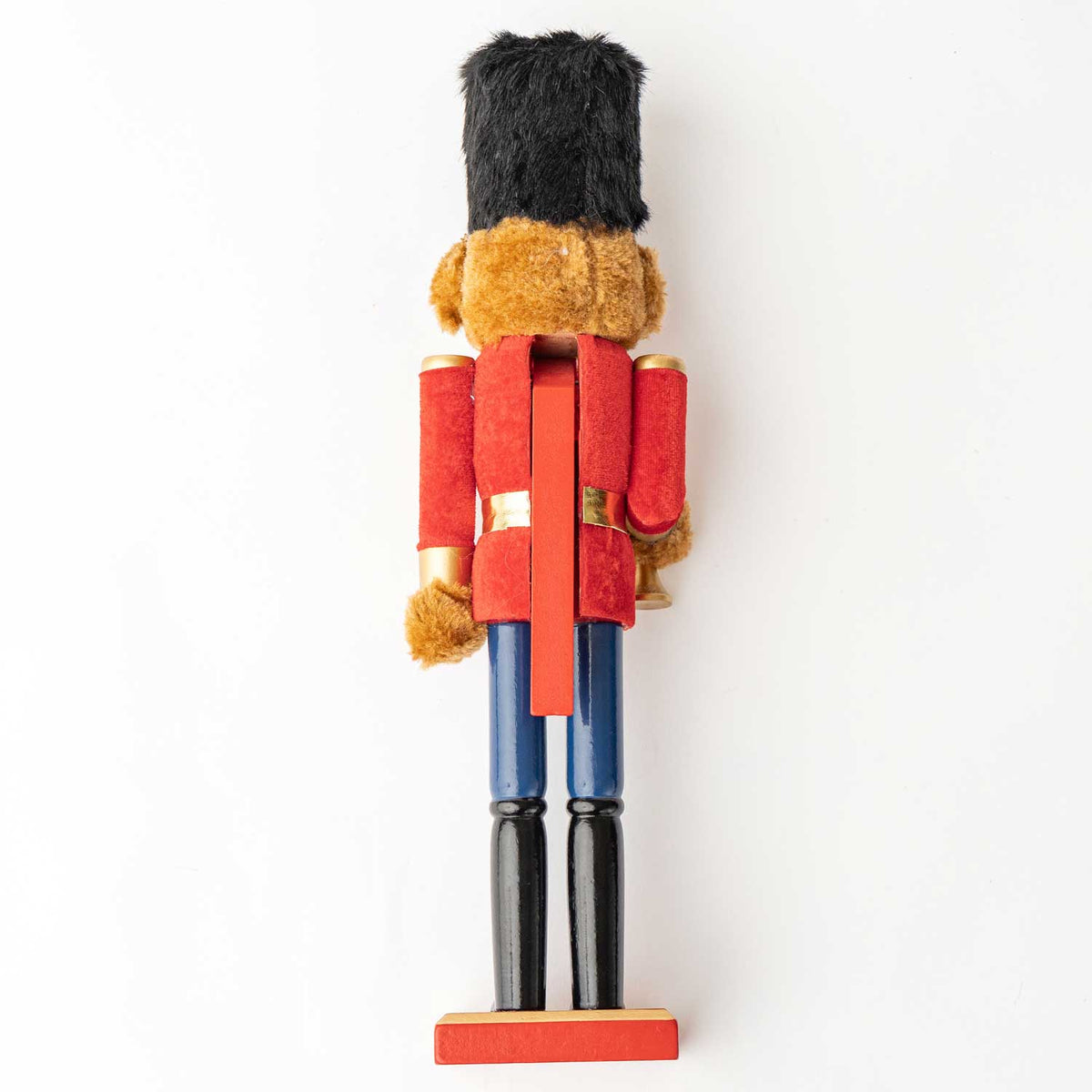 Teddy Bear 15" Hand-Painted Wood Nutcracker