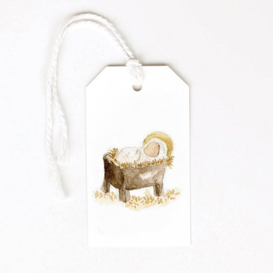 Manger gift tags