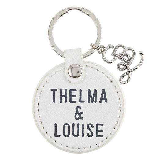 Face to Face Leather Key Tag - Thelma & Louise