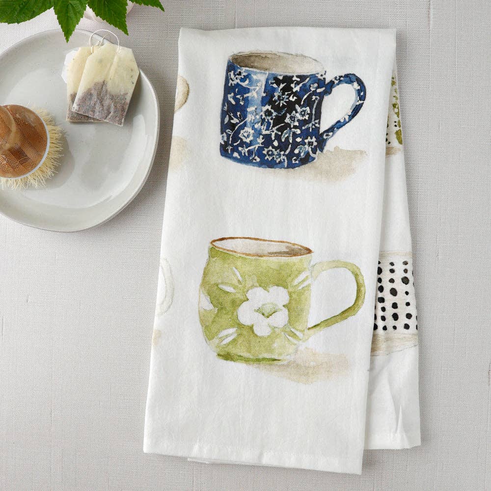 Mugs Tea Towel