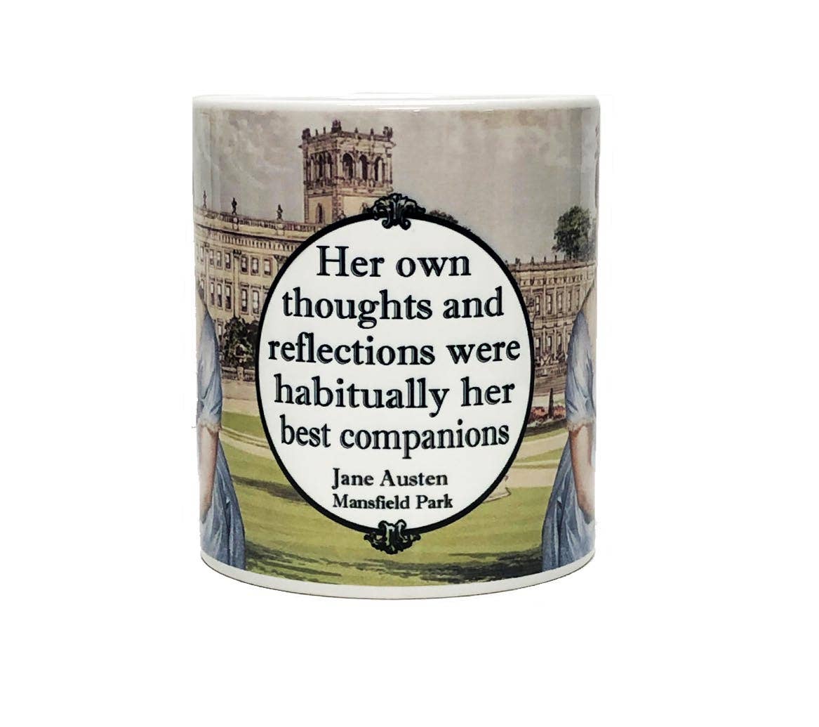 Jane Austen "Mansfield Park" Literary Coffee Mug