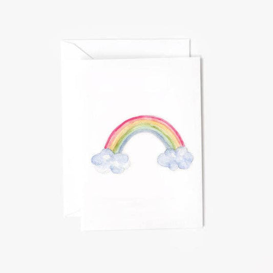 Rainbow mini enclosure notecard
