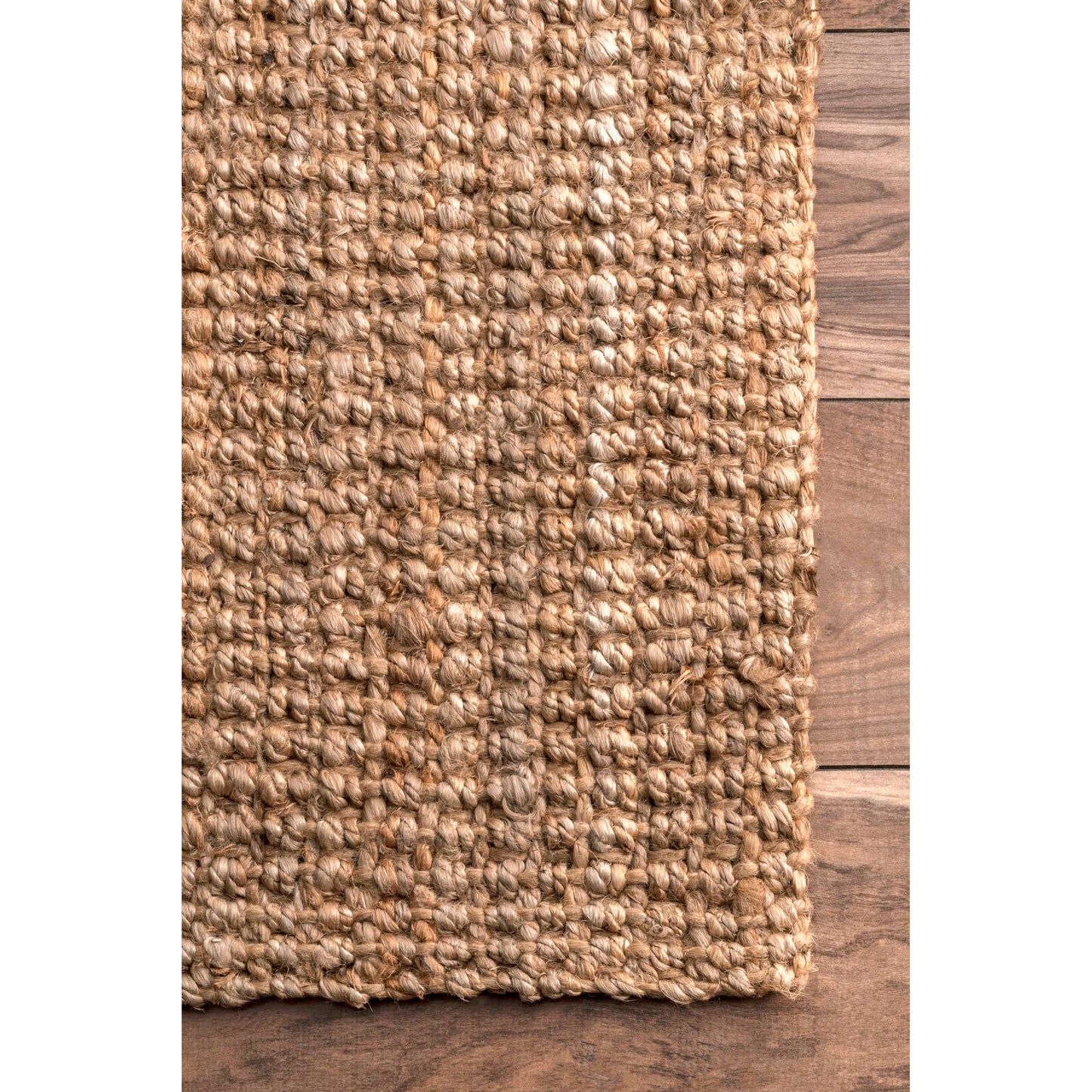 Ashli Solid Jute Area Rug