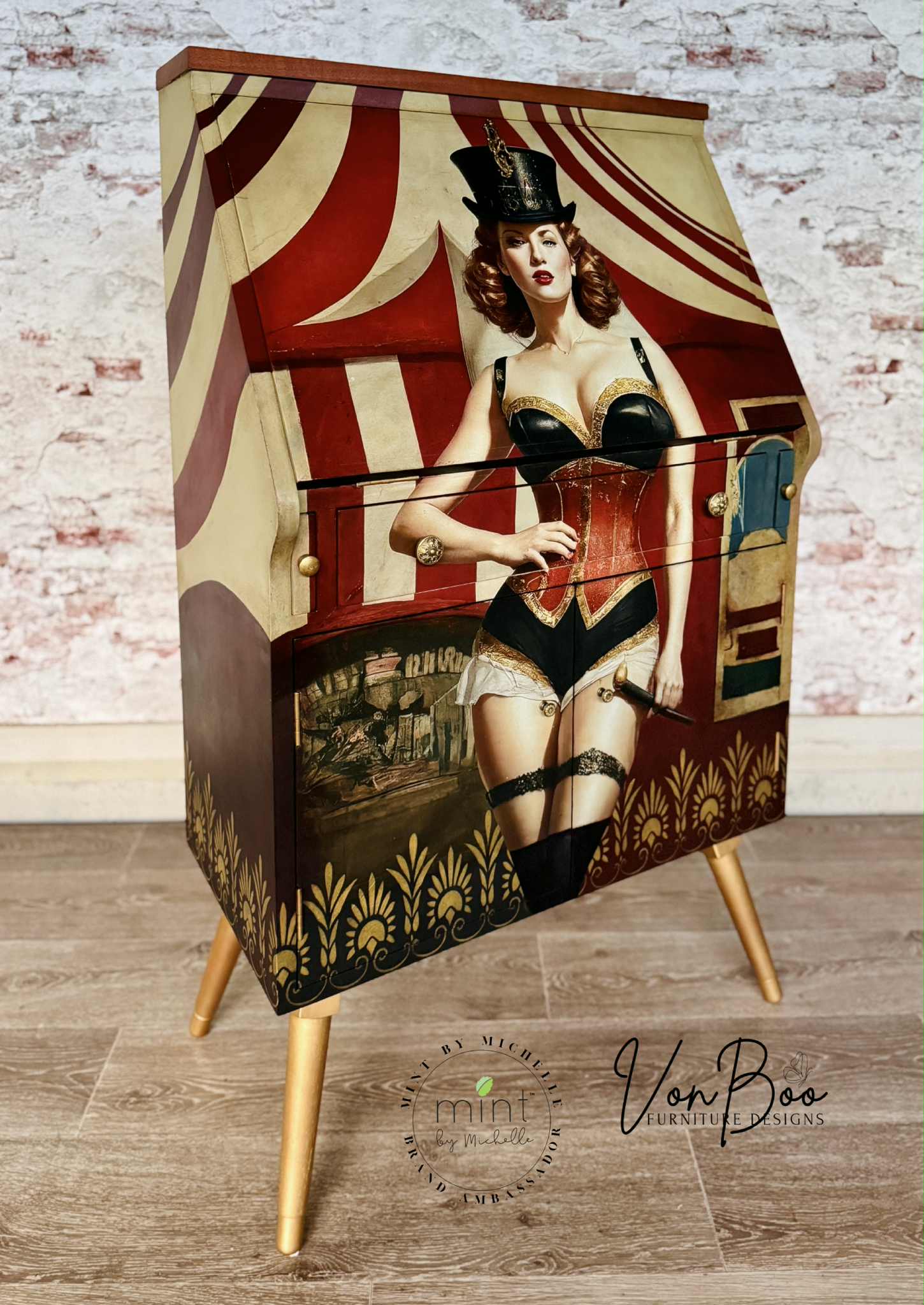 Mint by Michelle Carnival Queen Decoupage Paper A1 & A3