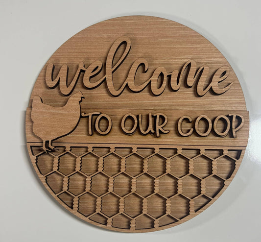 Welcome to our Coop Door Hanger DiY