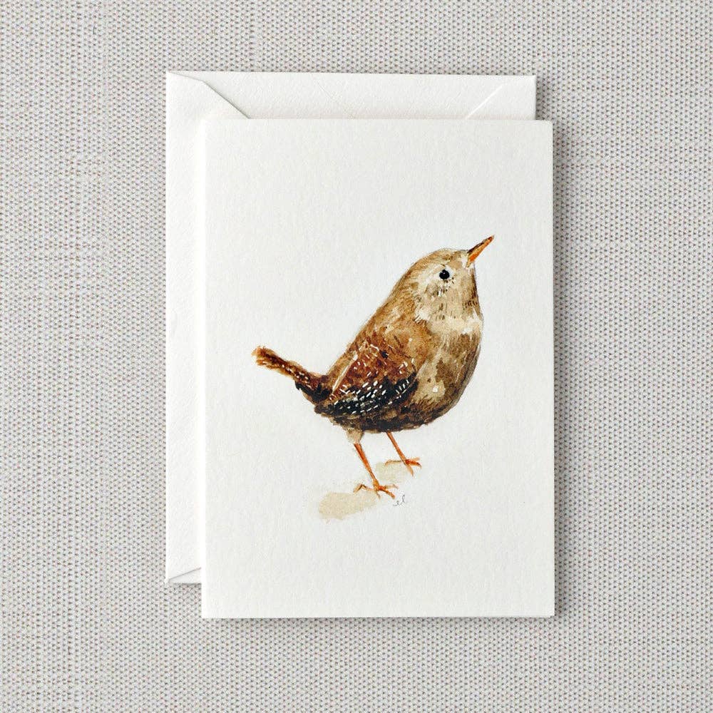 wren mini notecard